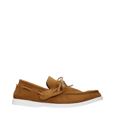 Marni Men's Loafers Suede Brown