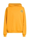 MARNI MEN'S LOGO-EMBROIDERED COTTON HOODIE