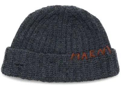 Pre-owned Marni Men's  Basic Hat In Gray