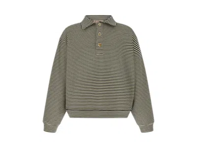 Pre-owned Marni Men's  Knitted Polo Shirt Roundneck Sweater In Black