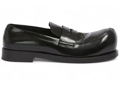 Pre-owned Marni Men's  Leather New Wave Loafer Sneakers In Black