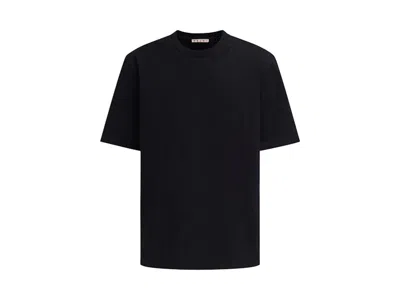 Pre-owned Marni Men's  Neck Logo T-shirt In N Black