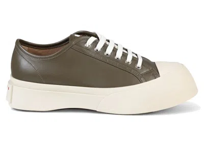 Pre-owned Marni Men's  Pablo Sneakers In Deep Sage In Green