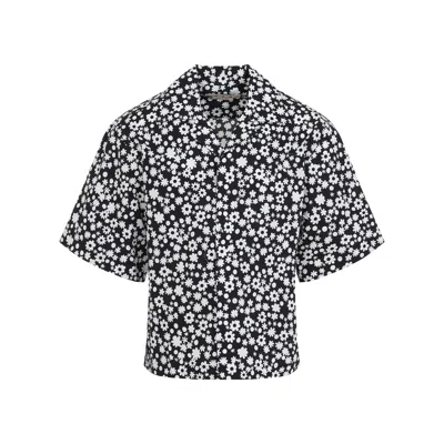 Marni Essential Cotton Shirt For Men In Black