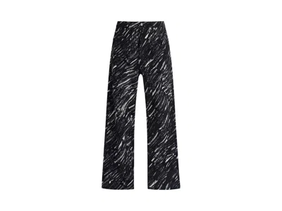 Pre-owned Marni Men's  Straight Stretch Pants In Black
