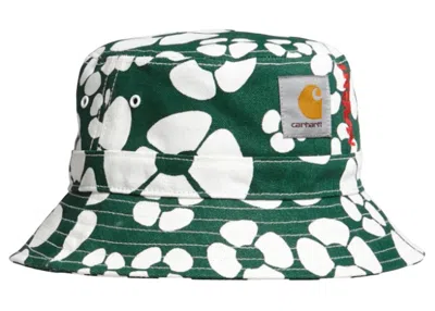 Pre-owned Marni Men's  X Carhartt Wip Bucket Hat In Green