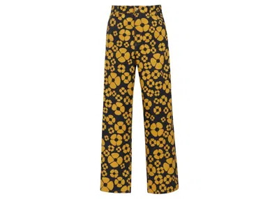 Pre-owned Marni Men's  X Carhartt Wip Canvas Pants In Sun Yellow