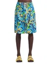 Marni No Vacancy Inn Bermuda And Short Multicolor In Powder Blue