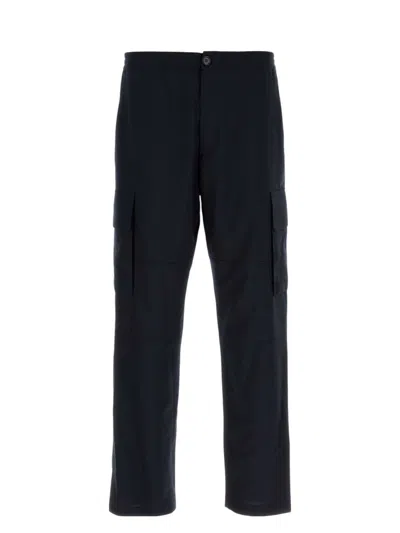MARNI MEN'S MIDNIGHT WOOL CARGO PANT