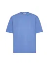 Marni Light Blue Jersey Oversized T-shirt In Blue