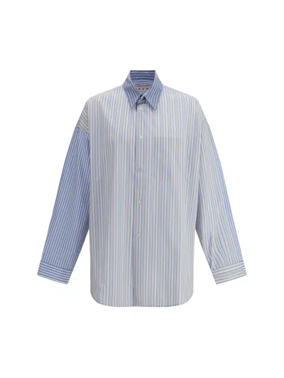 Marni Men Oversized Striped Shirt