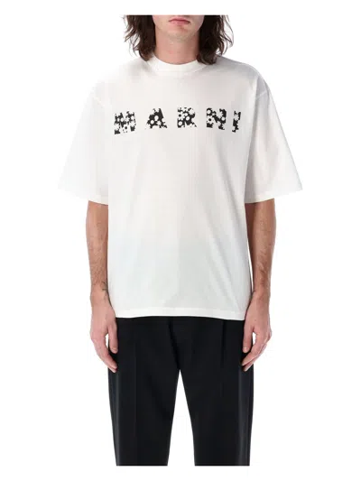 MARNI MEN'S POP FIELDS LOGO T-SHIRT
