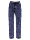 Marni Stonewashed Mid-rise Straight-leg Jeans In Pink