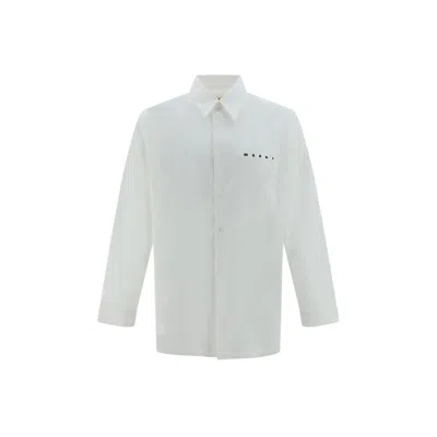Marni Men's Shirt In White