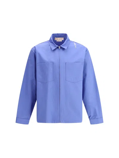Marni Men Shirt With Zipper