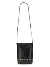 Marni Men's Shoulder Bag With Logo In Black