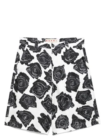 MARNI MEN'S SILK SHORTS