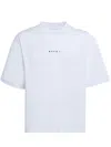 Marni Logo-print Cotton-jersey T-shirt In White