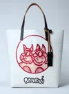 Marni Tribeca Tote Bag In White