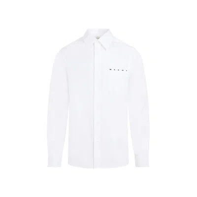 Marni Men's White Cotton Shirt For Ss24