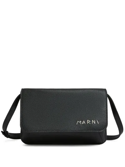 Marni Mending Mini-tasche In Schwarz