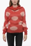 Marni Jacquard Knit Sweater With Polka Dot Motif