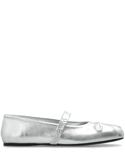 MARNI METALLIC BALLERINA SHOES