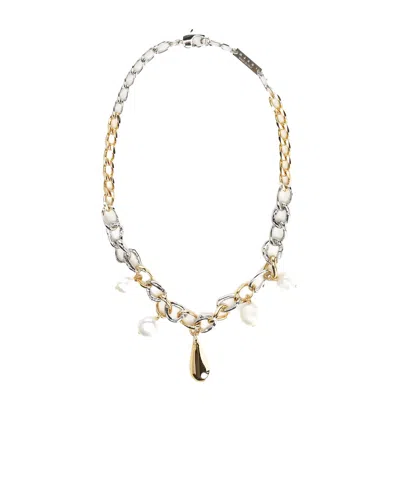 Marni Metallic Necklace Jewelry