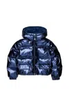 Marni Metallic-effect Padded Jacket In Blue