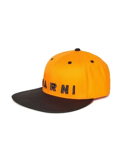 Marni Kids' Mf29u Hat In Yellow