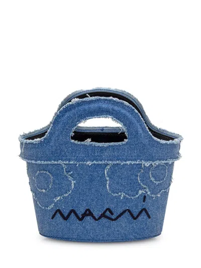 Marni Micro Bag Tropicalia In Blue