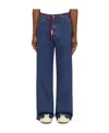 Marni Wide Leg Jeans In Blue