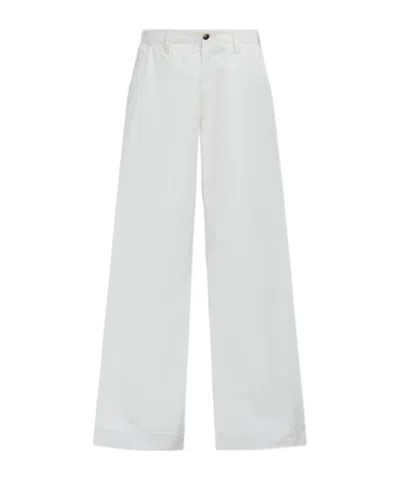 Marni Mid-rise Wide-leg Jeans In White