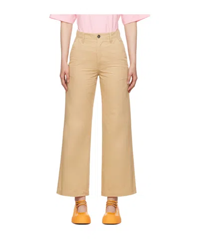 MARNI MID-RISE WIDE-LEG TROUSERS