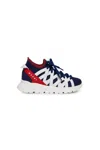 Marni Sneakers Mid A Calzino Colorblock In Blue