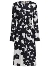 Marni Women's Dilles Print Silk Dress In Black