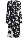 Marni Women's Dilles Print Silk Dress In Black