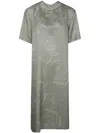 Marni Midi Dress In Green