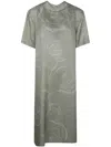 Marni Midi Dress In Green