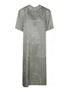 Marni Midi Dress In Green