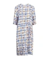 Marni Floral-print Asymmetric Midi Dress In White