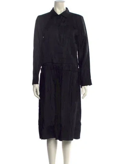 Pre-owned Marni Midi Length Dress In Black