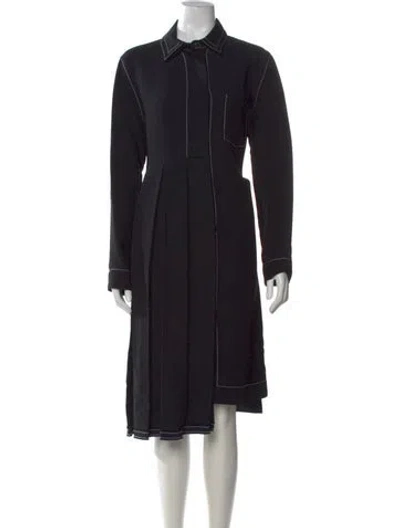 Pre-owned Marni Midi Length Dress In Black