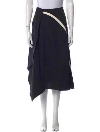 Pre-owned Marni Midi Length Skirt In Black