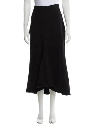Pre-owned Marni Midi Length Skirt In Black