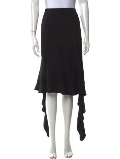 Pre-owned Marni Midi Length Skirt In Black