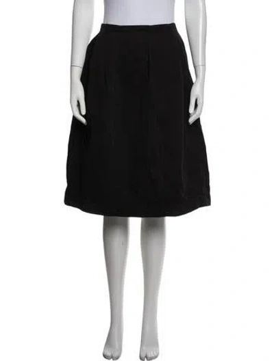 Pre-owned Marni Midi Length Skirt In Black