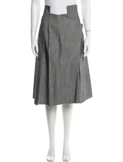 Pre-owned Marni Midi Length Skirt In Gray
