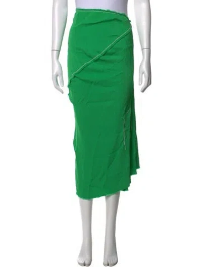 Pre-owned Marni Midi Length Skirt In Green