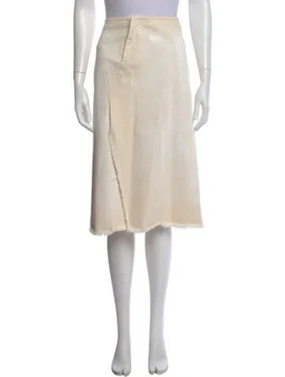 Pre-owned Marni Midi Length Skirt In Neutral